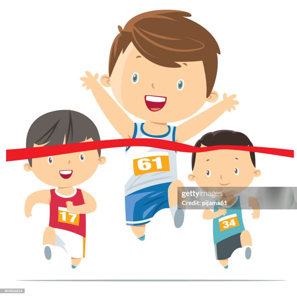 Running Race High-Res Vector Graphic - Getty Images