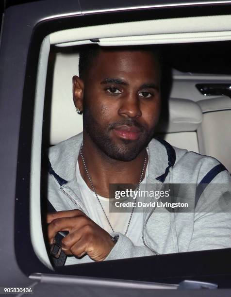 Singer Jason Derulo attends a Zumba class featuring Jason Derulo at The Beat Box Studio L.A. On January 16, 2018 in Culver City, California.