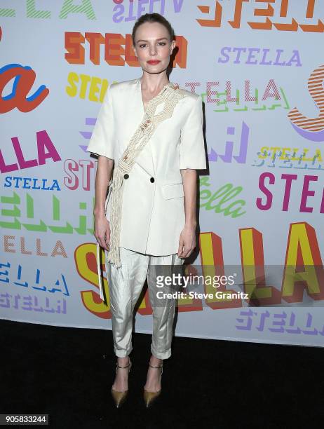 Kate Bosworth arrives at the Stella McCartney's Autumn 2018 Collection Launch on January 16, 2018 in Los Angeles, California.
