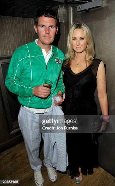 Director Nick Love and his wife attend the party after the premiere of 'The Firm' at The Embassy Club on September 10, 2009 in London, England.