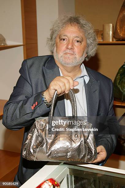 Designer Carlos Falchi attends the Saks Fifth Avenue celebration of Fashion's Night Out at Saks Fifth Avenue on September 10, 2009 in New York City.