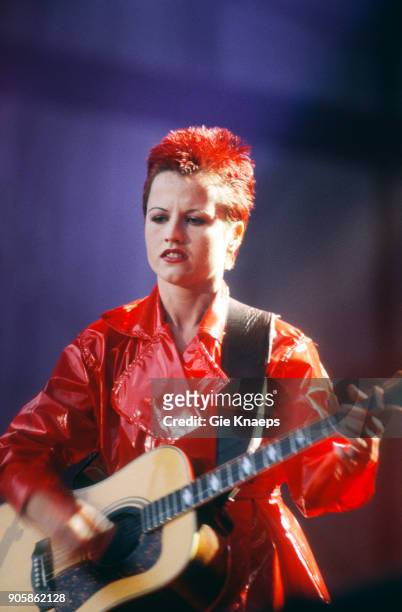 Dolores O'Riordan of The Cranberries performs on stage, Torhout/Werchter Festival, Werchter, Belgium, .
