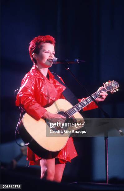 Dolores O'Riordan of The Cranberries performs on stage, Torhout/Werchter Festival, Werchter, Belgium, .