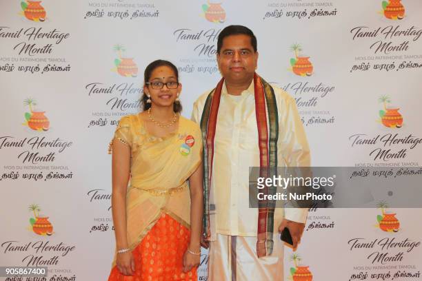 Member of Parliament Gary Anandasangaree attends the Federal Liberal Caucus Thai Pongal and Tamil Heritage Month Reception held in Scarborough,...