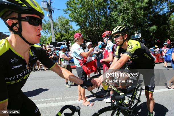 20th Santos Tour Down Under 2018 / Stage 2 Arrival / Cameron MEYER / Damien HOWSON / Celebration / King William Road, Unley - Mount Barker Road,...