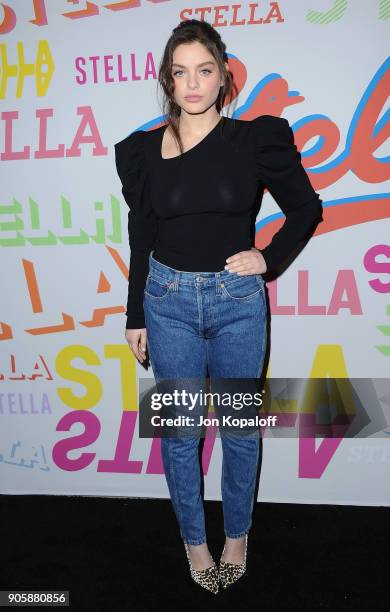 Odeya Rush attends Stella McCartney's Autumn 2018 Collection Launch on January 16, 2018 in Los Angeles, California.