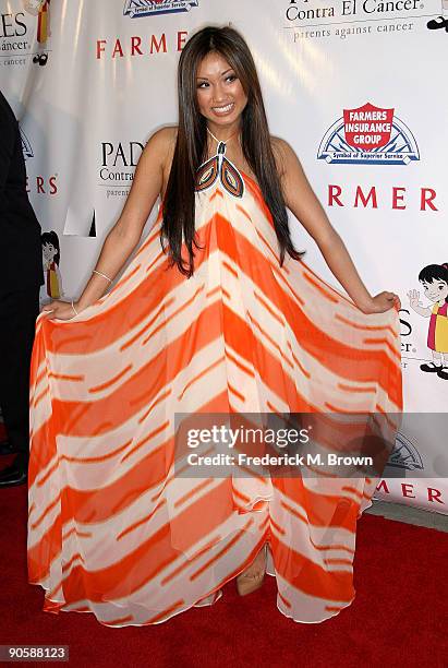 Actress Brenda Song attends the ninth annual Padres Contra El Cancer's "El Sueno de Esperanza" Gala at The Hollywood Palladium on September 10, 2009...