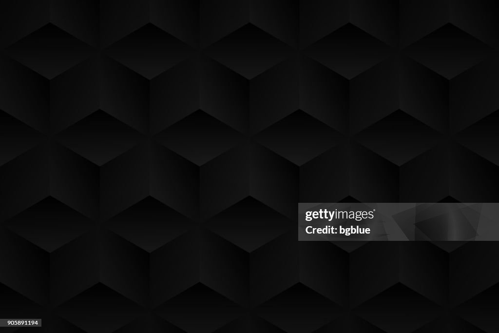 Abstrakter schwarzer Hintergrund - geometrische Struktur