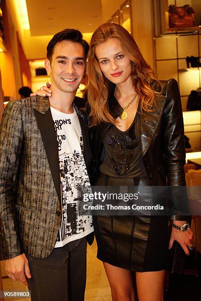 Edita Vilkeviciute attends the Tod's celebration of Fashion's Night Out at Tod's Boutique on September 10, 2009 in New York City.