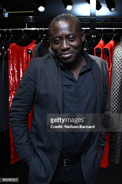 Edward Enninful attends Dolce & Gabbana's celebration for Fashion's Night Out at the Dolce & Gabbana Boutique on September 10, 2009 in New York City.