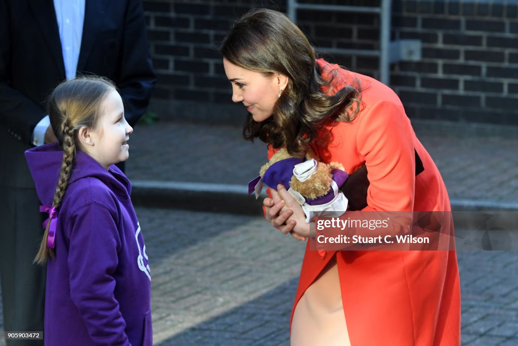 The Duchess Of Cambridge Visits Great Ormond Street Hospital