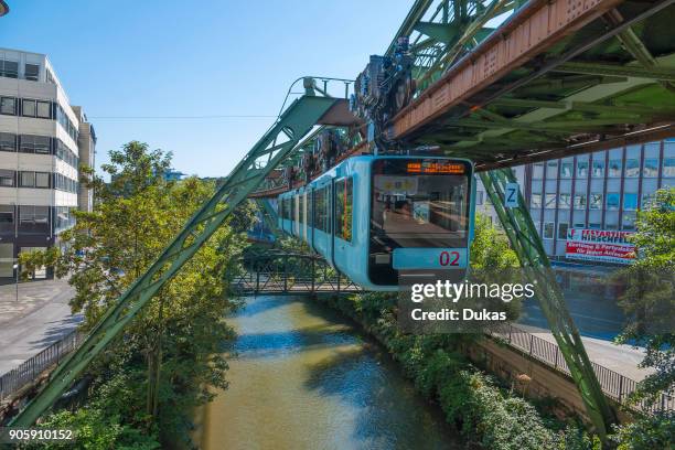 Wuppertal, North Rhine-Westphalia, suspension railway - entrance Alter Markt Germany.