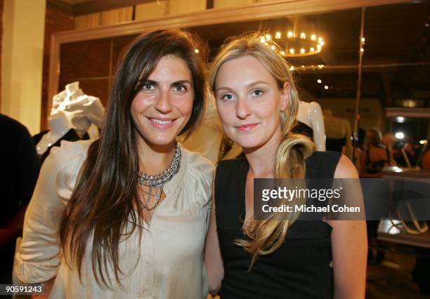 Katie Sturino and Nina Freudenberger attend the celebration for Fashion's Night Out at the Curve Boutique on September 10, 2009 in New York City.