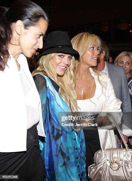 Lindsay Lohan arrives at Bloomingdale's celebration for Fashion's Night Out at Bloomingdale's 59th Street Store on September 10, 2009 in New York...