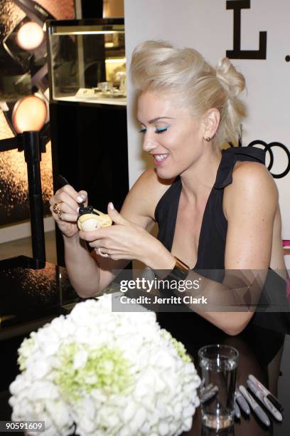 Gwen Stefani signs autographs at Bloomingdale's celebration for Fashion's Night Out at Bloomingdale's 59th Street Store on September 10, 2009 in New...