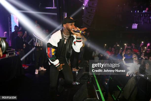 Tory Lanez performs at Irving Plaza on January 16, 2018 in New York City.