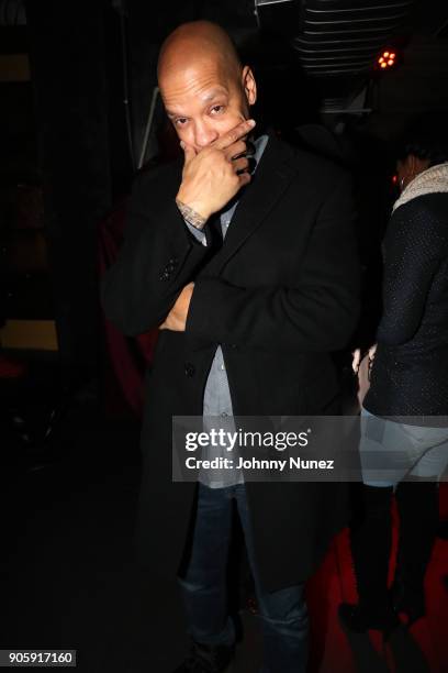 Peter Gunz attends his Celebrity Birthday Celebration at Hayatynyc on January 16, 2018 in New York City.