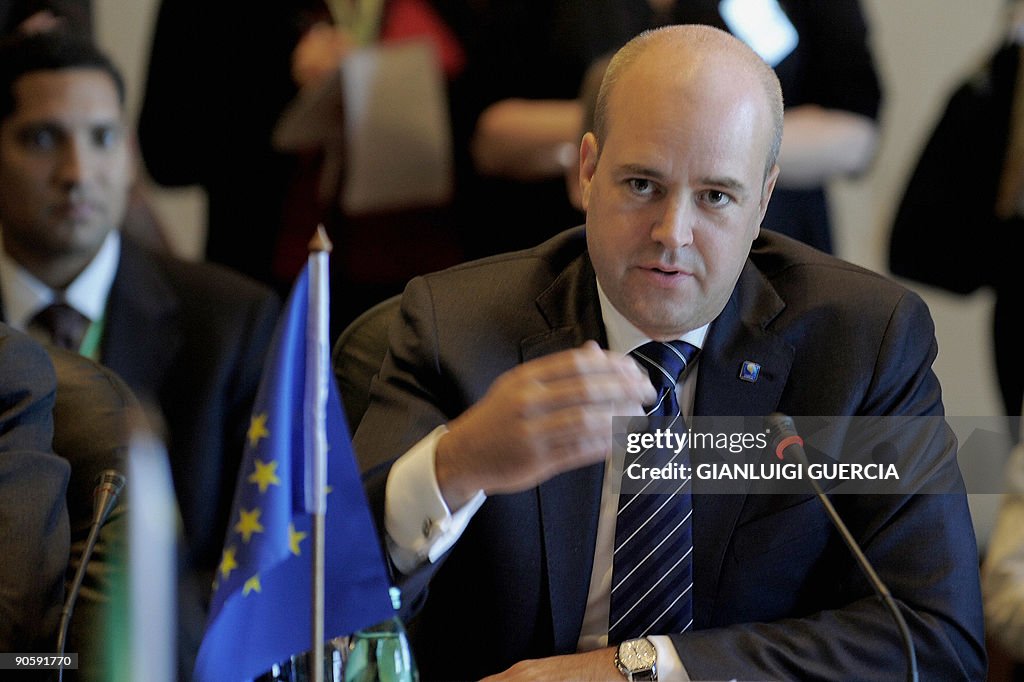 Swedish Prime Minister Fredrik Reinfeldt