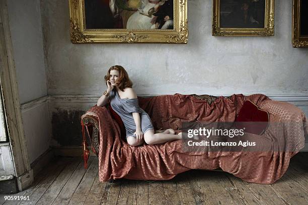 Actor Amy Adams poses for a portrait shoot in Dublin on March 30, 2009.