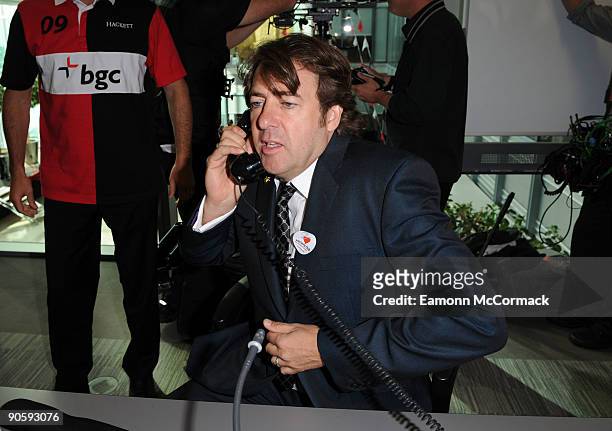 Jonathan Ross attends the annual BGC Global Charity Day at Canary Wharf on September 11, 2009 in London, England.