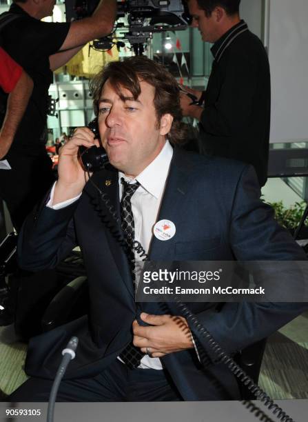 Jonathan Ross attends the annual BGC Global Charity Day at Canary Wharf on September 11, 2009 in London, England.