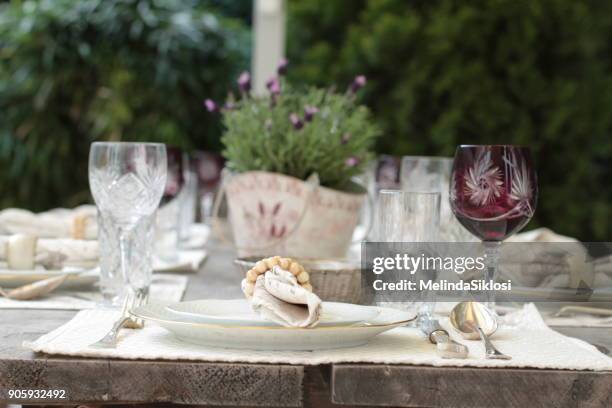 set table - napkin ring stock pictures, royalty-free photos & images