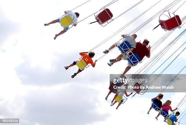 swings - navy pier stock pictures, royalty-free photos & images