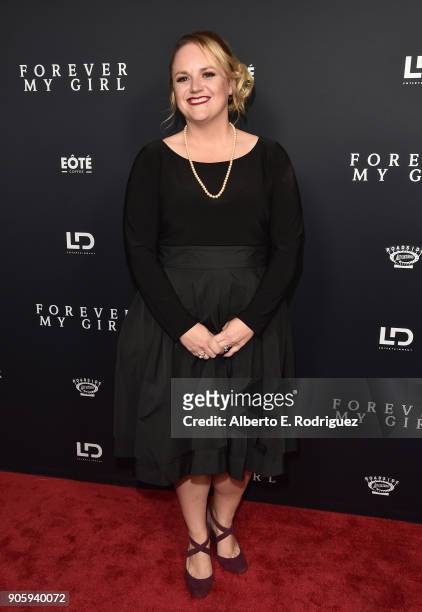Author Heidi McLaughlin attends the premiere of Roadside Attractions' "Forever My Girl" at The London West Hollywood on January 16, 2018 in West...