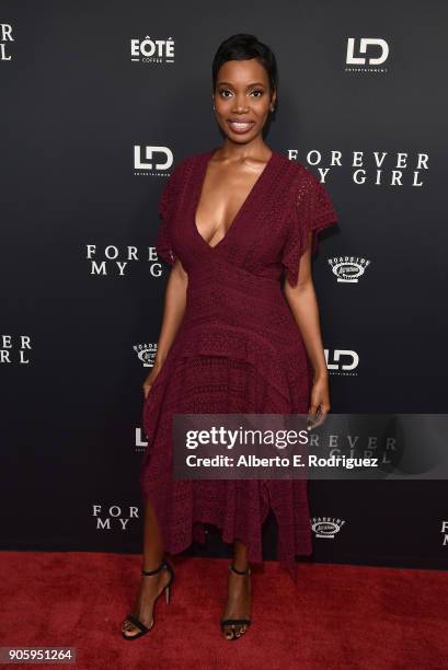 Actress Morgan Alexandria attends the premiere of Roadside Attractions' "Forever My Girl" at The London West Hollywood on January 16, 2018 in West...