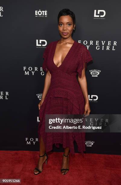 Actress Morgan Alexandria attends the premiere of Roadside Attractions' "Forever My Girl" at The London West Hollywood on January 16, 2018 in West...