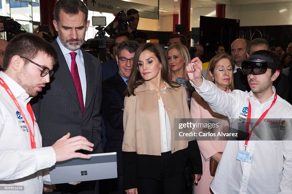 Spanish Royals Inaugurate FITUR International Tourism Fair 2018