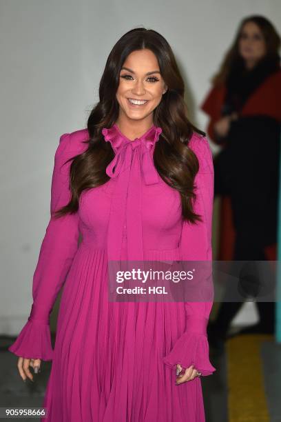 Vicky Pattison seen at the ITV Studios on January 17, 2018 in London, England.