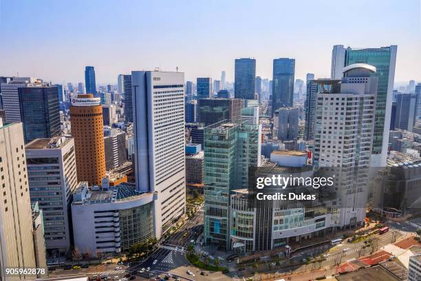 Japan,Kansai, Osaka City, Umeda area, skyline.