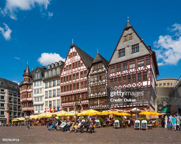 Frankfurt am Main, Hesse, GermanyHistorische H_user Ostzeile R_merberg.