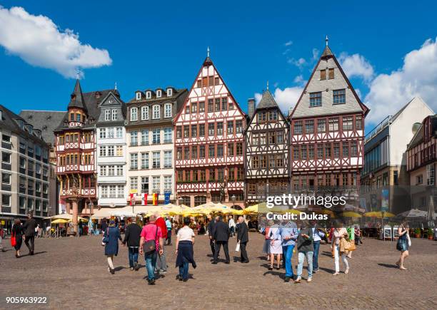 Frankfurt am Main, Hesse, GermanyHistorische H_user Ostzeile R_merberg.