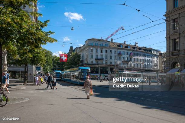 Zurich, Switzerland Paradeplatz.