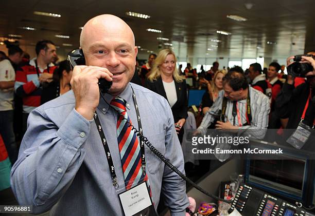 Ross Kemp attends the annual BGC Global Charity Day at Canary Wharf on September 11, 2009 in London, England.