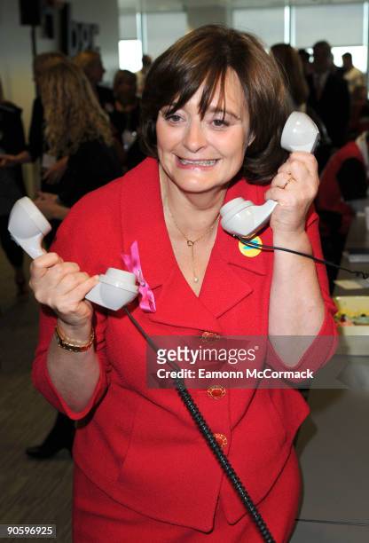 Cherie Blair attends the annual BGC Global Charity Day at Canary Wharf on September 11, 2009 in London, England.
