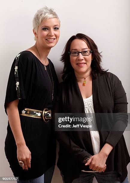 Writer Diablo Cody and director Karyn Kusama pose for a portrait during the 2009 Toronto International Film Festival held at the Sutton Place Hotel...