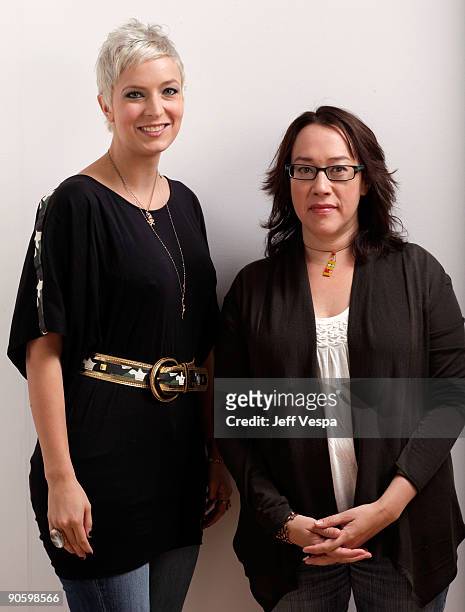Writer Diablo Cody and director Karyn Kusama pose for a portrait during the 2009 Toronto International Film Festival held at the Sutton Place Hotel...