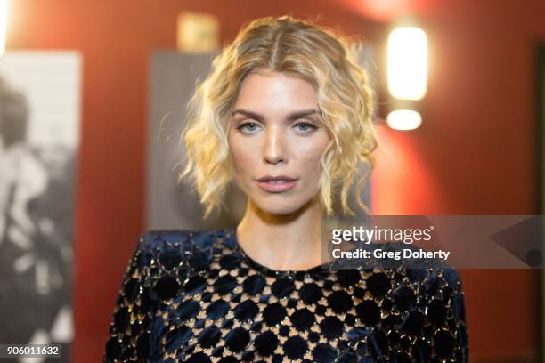 AnnaLynne McCord attends the Premiere Of Pop TV's "Schitt's Creek" Season 4 at ArcLight Hollywood on January 16, 2018 in Hollywood, California.
