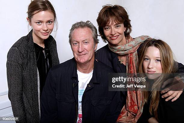 Actress Maeve Dermody, actor Bryan Brown, director Rachel Ward, and actress Sophie Lowe pose for a portrait during the 2009 Toronto International...