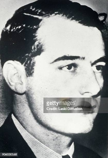 Swedish architect, businessman and diplomat Raoul Wallenberg, 1930s. Wallenberg saved thousands of Jews from the Holocaust in German-occupied Hungary...