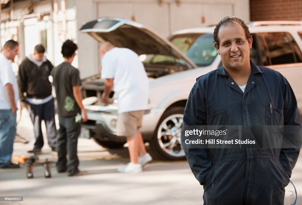 Hispanic mechanic
