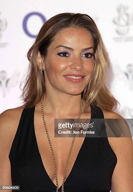 Elen Rives arrives for the O2 Rockwell concert in aid of Nordoff-Robbins Music Therapy at 02 Arena on September 11, 2009 in London, England.
