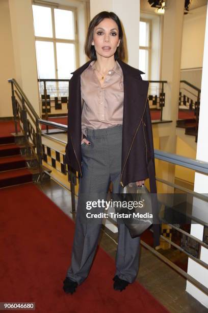 Anne Ratte-Polle during the Perret Schaad Presentation - Der Berliner Salon AW 18/19 at Kronprinzenpalais on January 17, 2018 in Berlin, Germany.