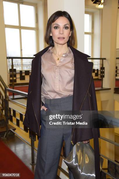 Anne Ratte-Polle during the Perret Schaad Presentation - Der Berliner Salon AW 18/19 at Kronprinzenpalais on January 17, 2018 in Berlin, Germany.