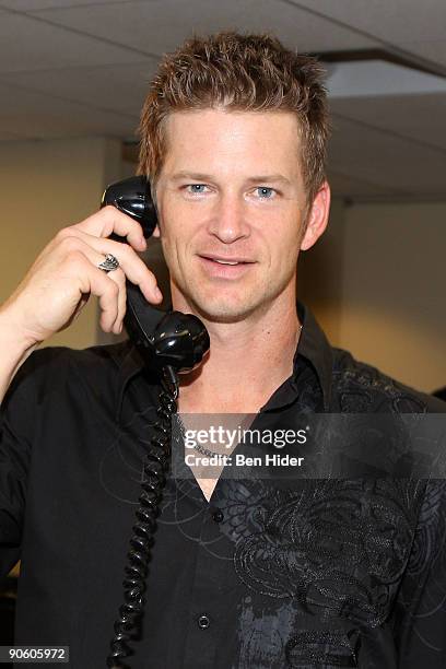 New York Yankees pitcher AJ Burnett attends the 5th annual BGC Charity Day at BGC Partners, INC on September 11, 2009 in New York City.