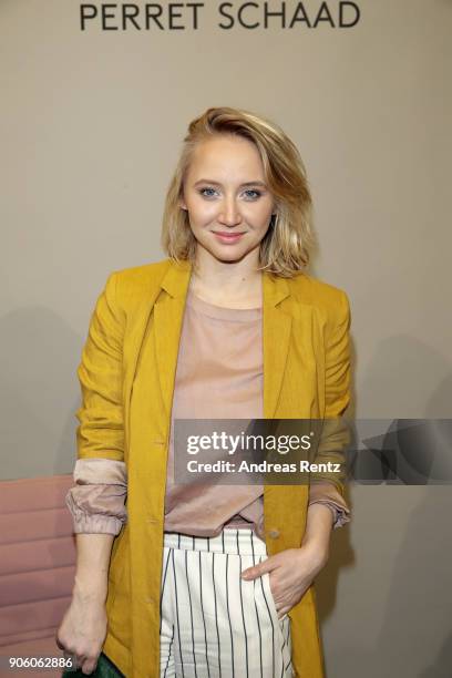 Anna Maria Muehe attends the Perret Schaad presentation during 'Der Berliner Salon' AW 18/19 at Kronprinzenpalais on January 17, 2018 in Berlin,...