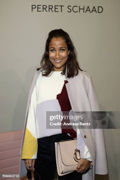 Rabea Schif attends the Perret Schaad presentation during 'Der Berliner Salon' AW 18/19 at Kronprinzenpalais on January 17, 2018 in Berlin, Germany.